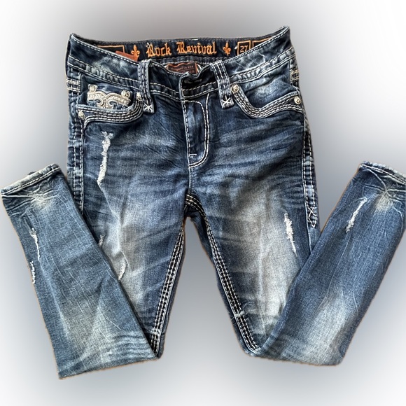 Rock Revival Denim - Rock Revival Aliana Ankle Skinny Jean 27x 26